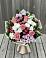 Букет цветов из: Альстромерии, Гвоздики, Розы и Хризантемы в Вольске