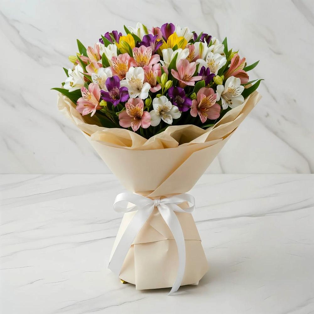 Букет цветов из: Альстромерии в Вольске