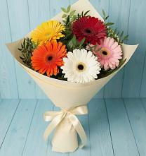 Букет цветов из:  Герберы в Вольске