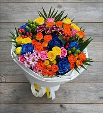 Букет цветов из:  Розы и Хризантемы в Вольске