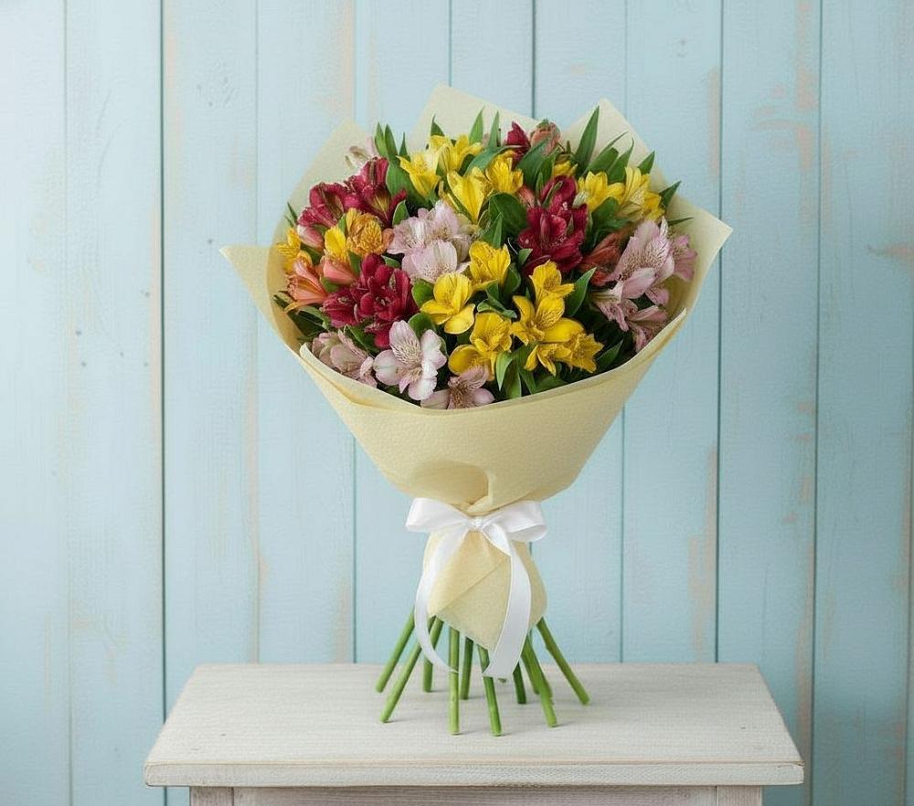 Букет цветов из: Альстромерии в Вольске