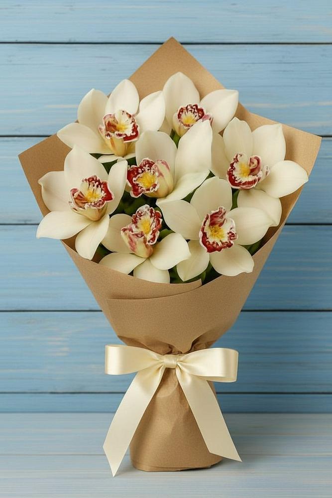 Букет цветов из: Орхидеи и Розы в Вольске